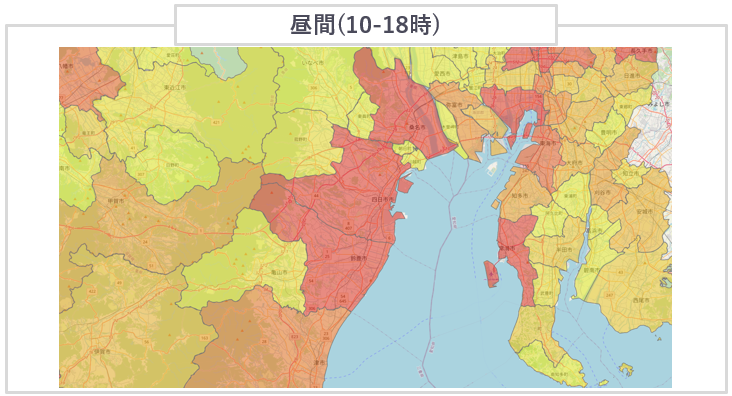 三重県鈴鹿市の訪日外国人滞在人口（2023年4月）昼間